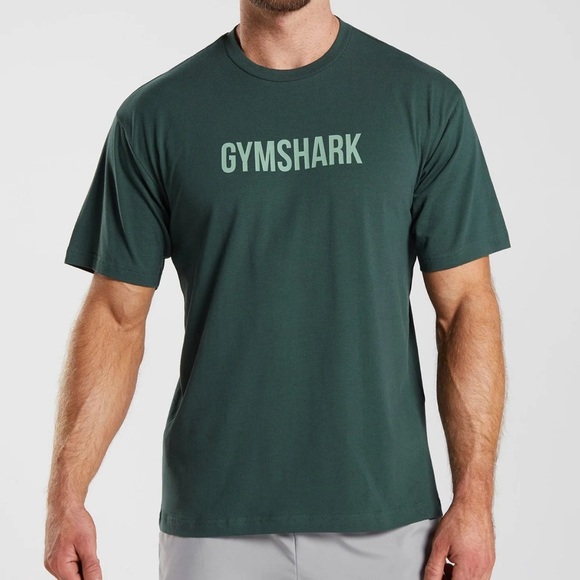 Gymshark Other - Gymshark Apollo Oversized T-Shirt Obsidian Green Size Small